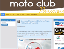Tablet Screenshot of motoclub-pernes.com